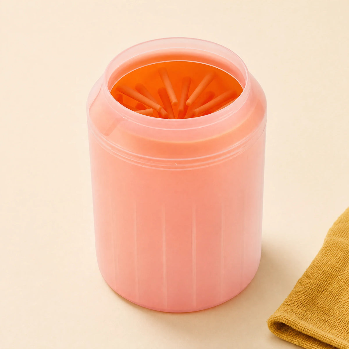 The Mud Cup: portable paw cleaner