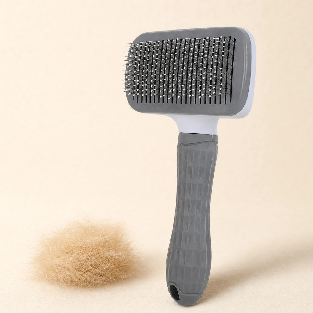 The Shed Brush: self-cleaning slicker