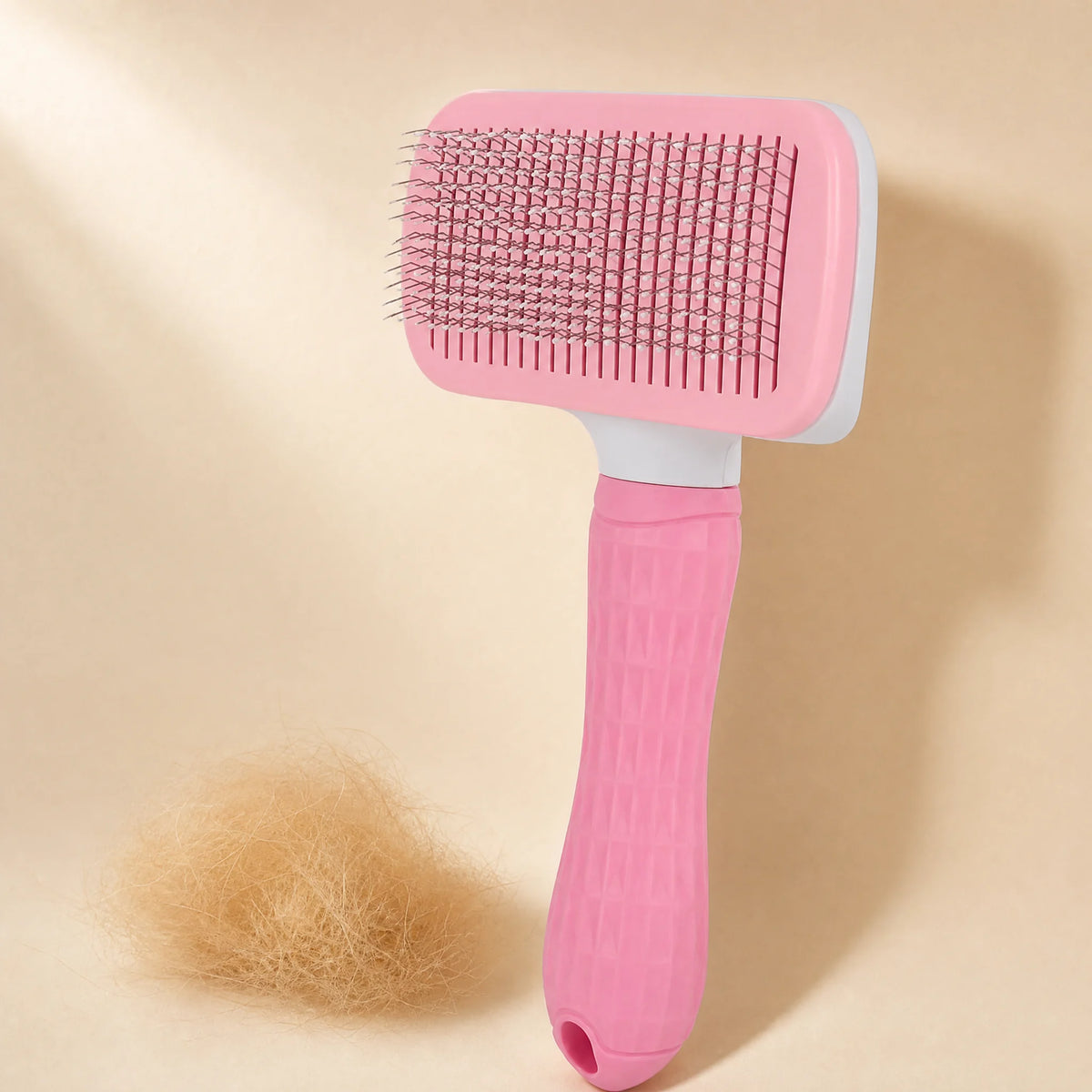 The Shed Brush: self-cleaning slicker